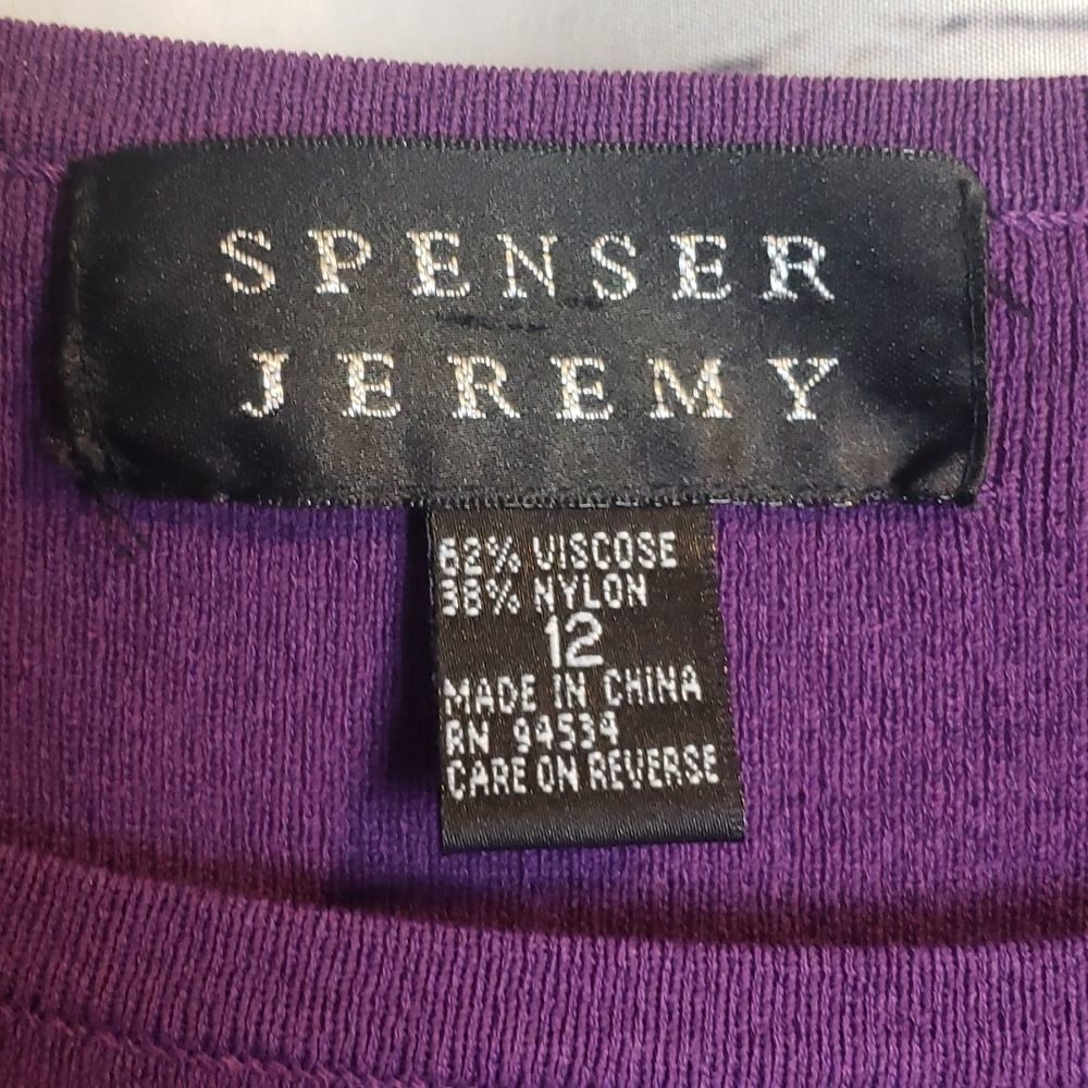 Spenser Jeremy Purple Top - Picture 2 of 3
